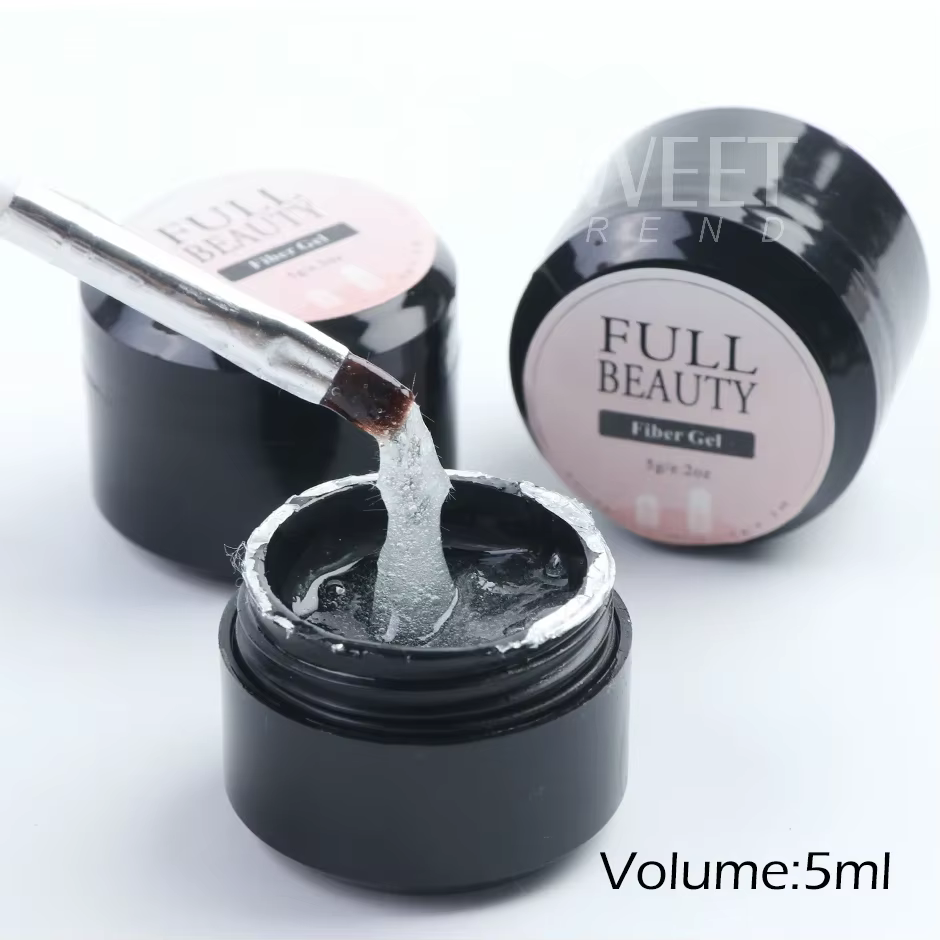 Gel pour ongles réparés en fibre de verre