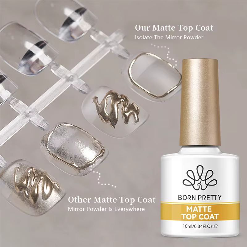 BORN PRETTY 10ml fonction Gel Base Gel couche de finition Gel de caoutchouc Gel de renfort pour ongles outils tremper