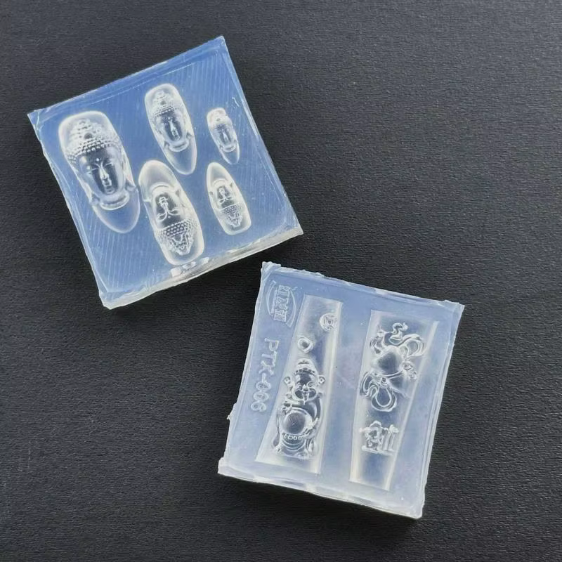 ♥ Moule en silicone 3D tête de Bouddha