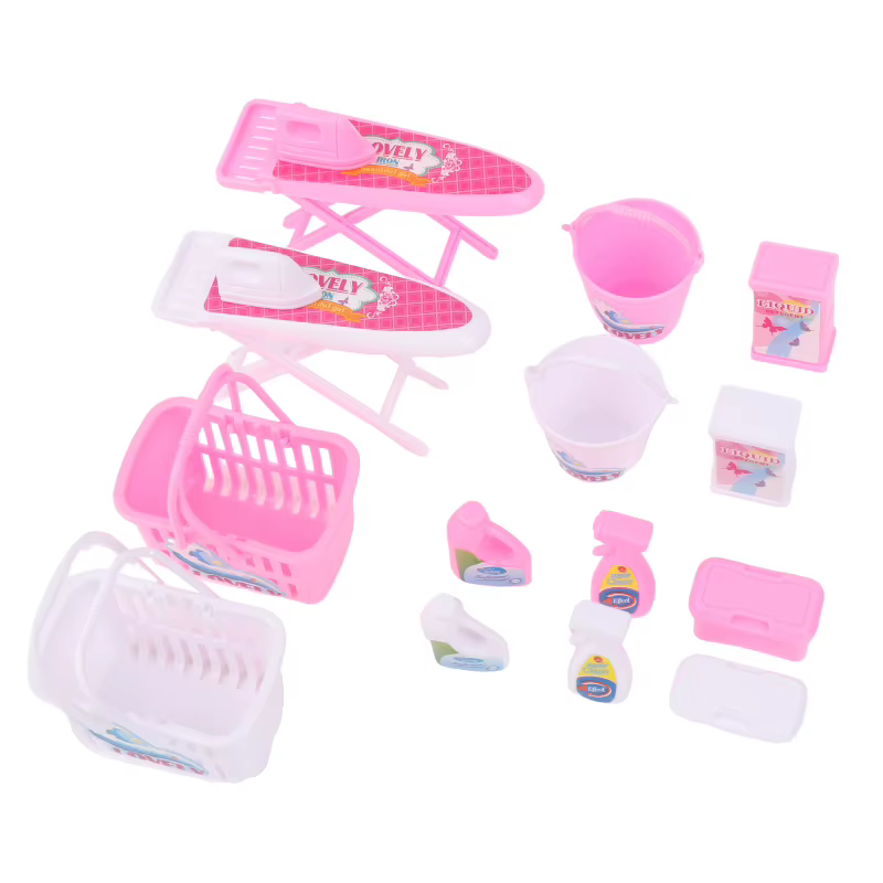 Mini panier à linge pour maison de courses, outil de blanchisserie l'inventaire, kit de fer à repasser électrique pour beurre, accessoires de bricolage, E27, 1 ensemble