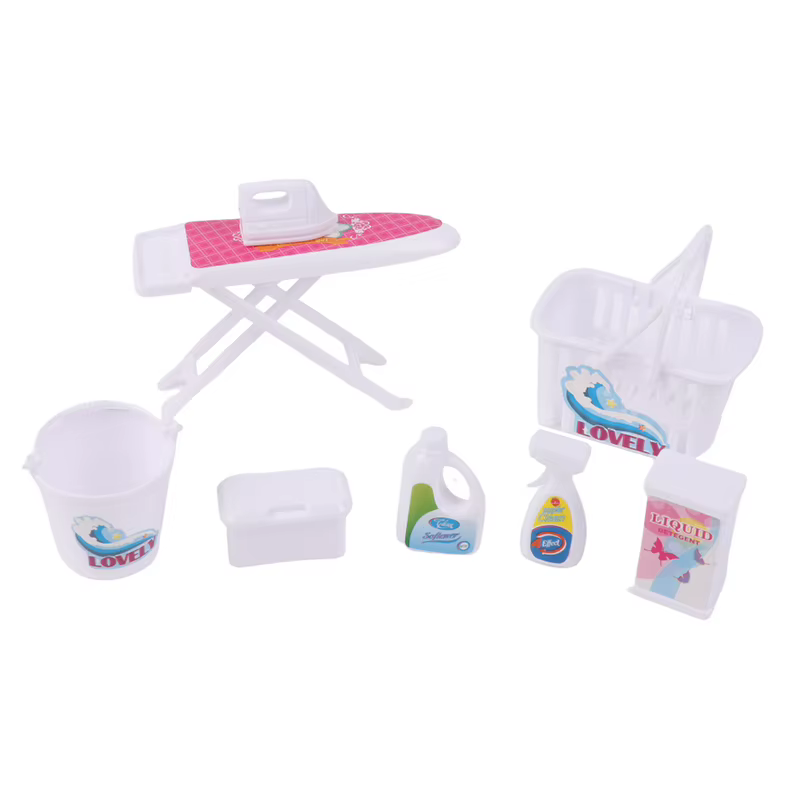 Mini panier à linge pour maison de courses, outil de blanchisserie l'inventaire, kit de fer à repasser électrique pour beurre, accessoires de bricolage, E27, 1 ensemble