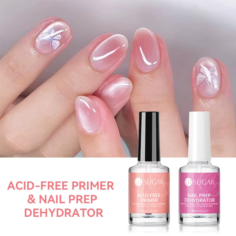 UR SURGAR 2 pièces/ensemble 15/30/100ML presse-ongles et déshydrateur de préparation des ongles ensemble vernis