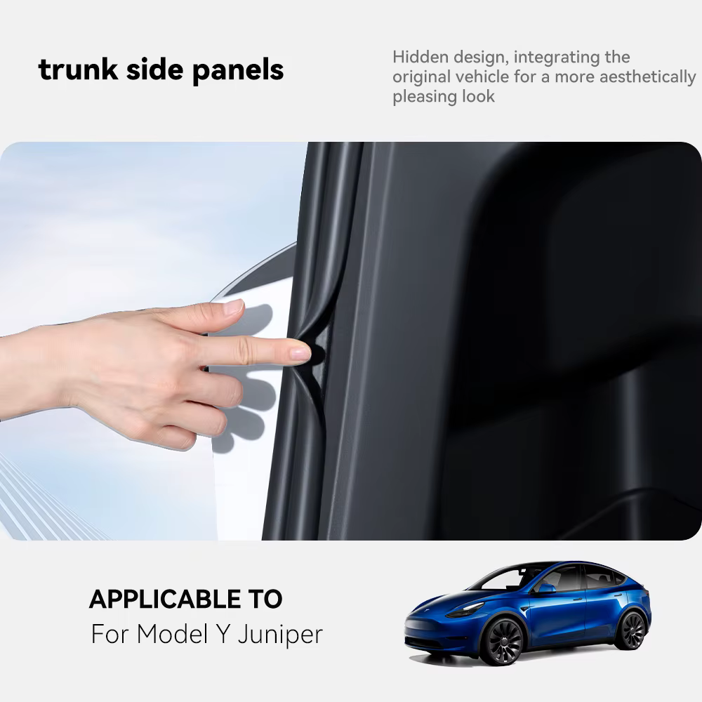 Kit de protection intégrale anti-coup de pied pour coffre arrière YZ pour Tesla Model Y/YL Juniper 2026 – Accessoires de protection anti-salissure pour voiture