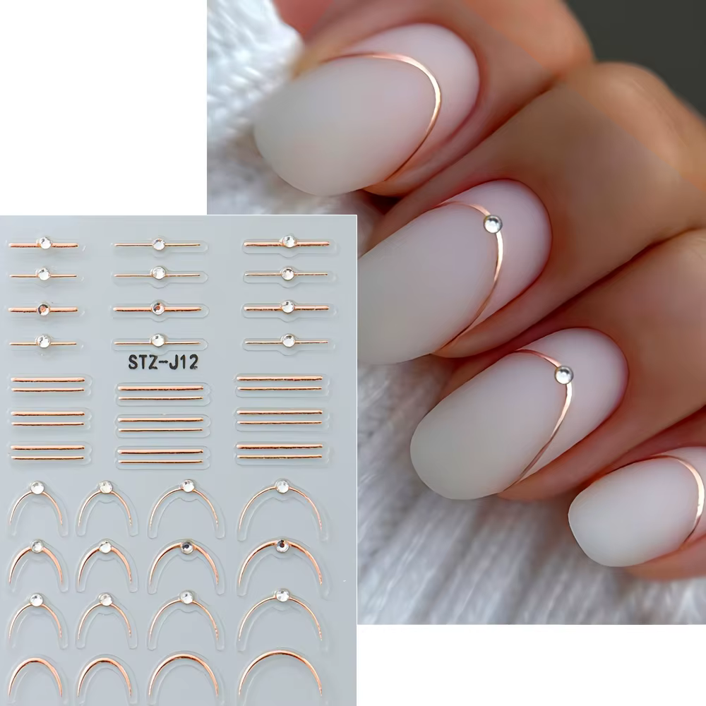 Autocollants pour ongles auto-adhésifs