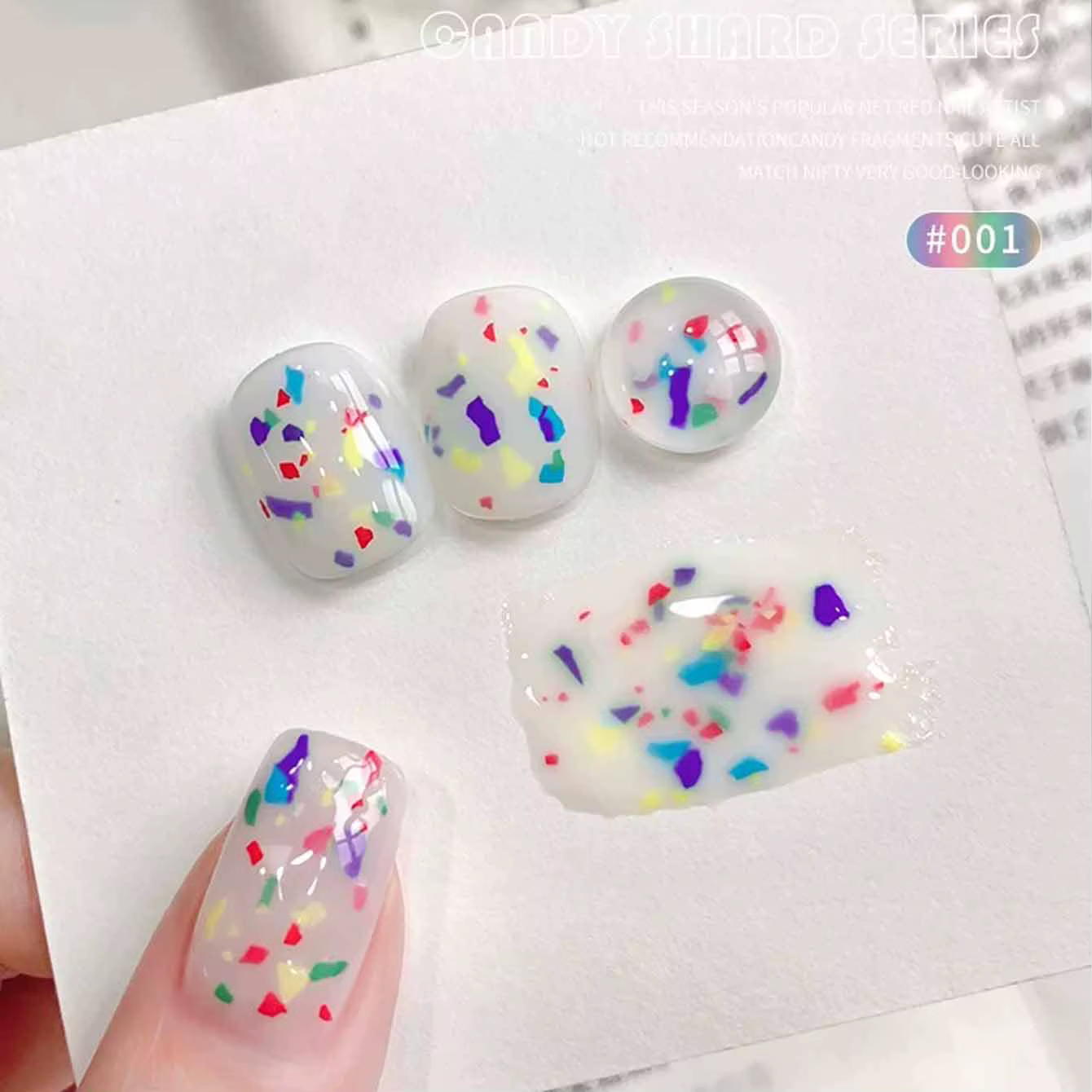 MIANEL 1-6 pièces 12ML été Style japonais bonbons Fragments Gel vernis à ongles