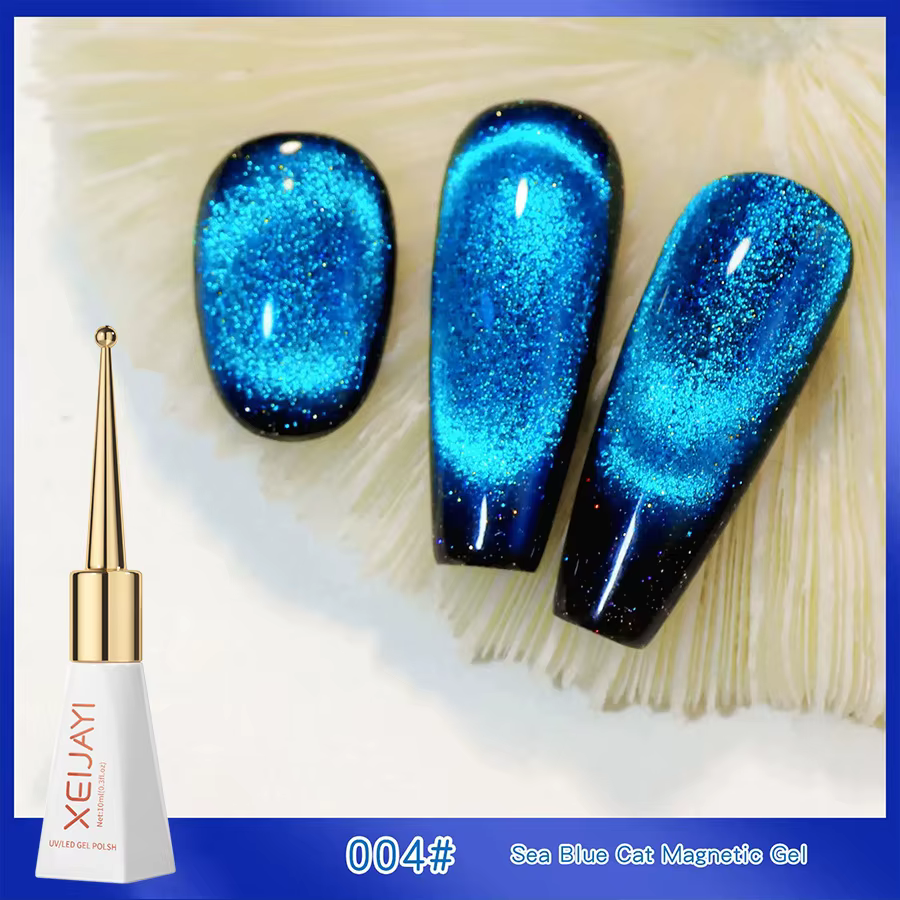XEIJAYI – vernis à ongles Gel avec pierres précieuses œil de chat