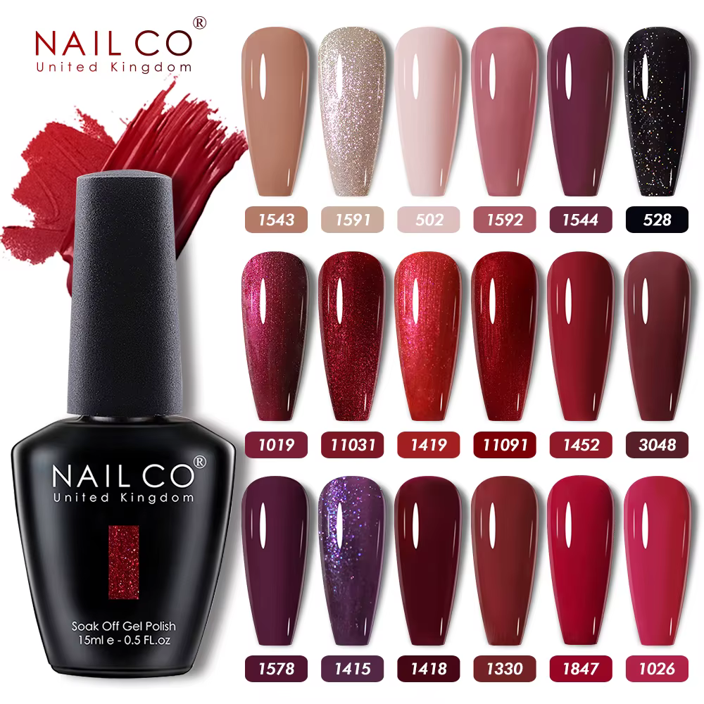 NAILCO 15ml Gel vernis à ongles Semi-permanent hybride