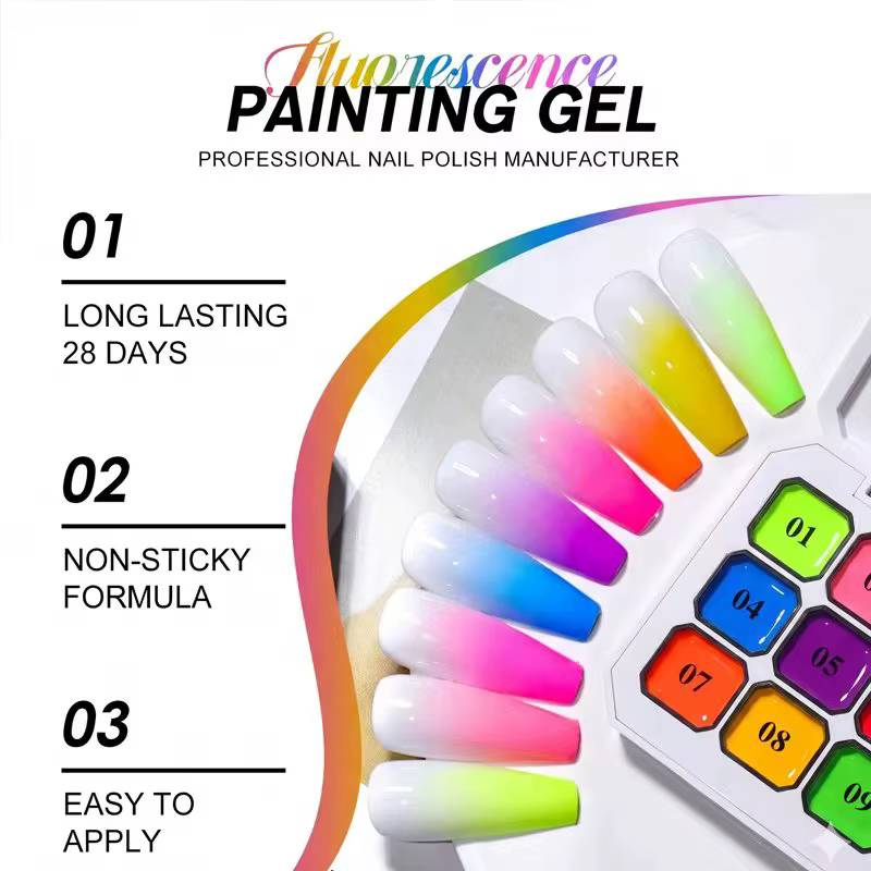 Kit de gel à ongles Y2K Nine-Square