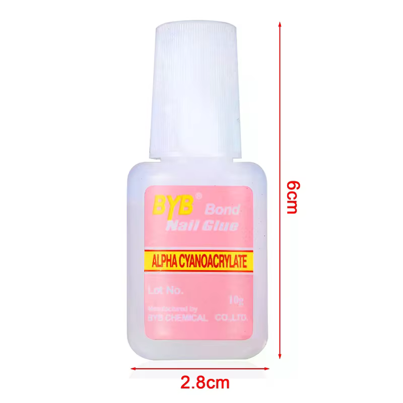 Colle à ongles avec applicateur pour faux ongles