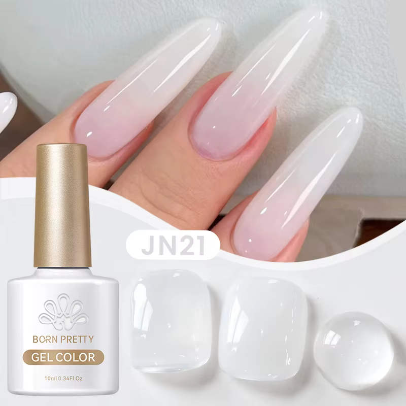 BORN PRETTY 10ml gelée laiteuse blanc Gel vernis à ongles