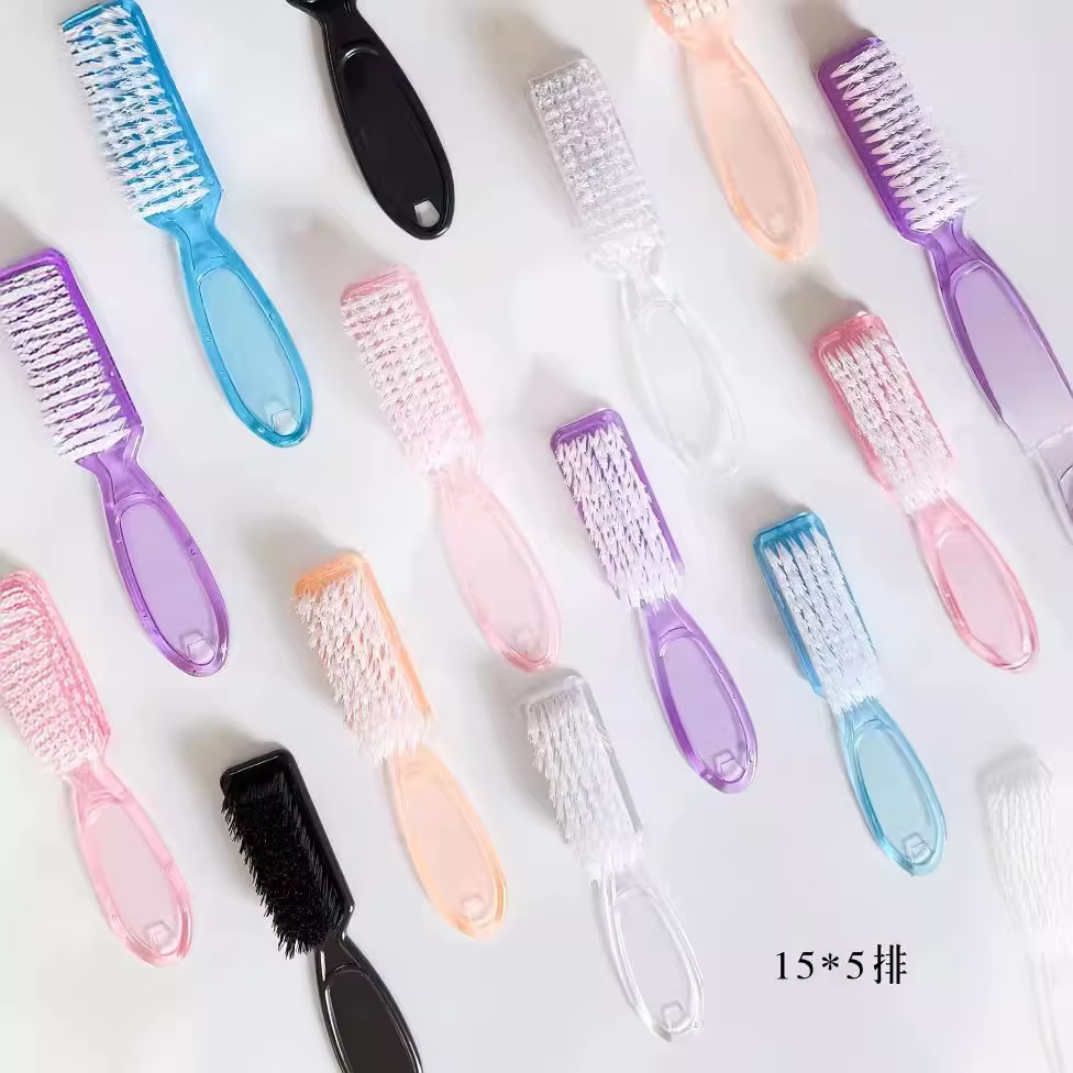 Outil de manucure, brosse à poussière de couleur