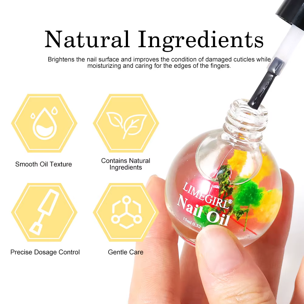 Huile nutritionnelle parfumée pour ongles