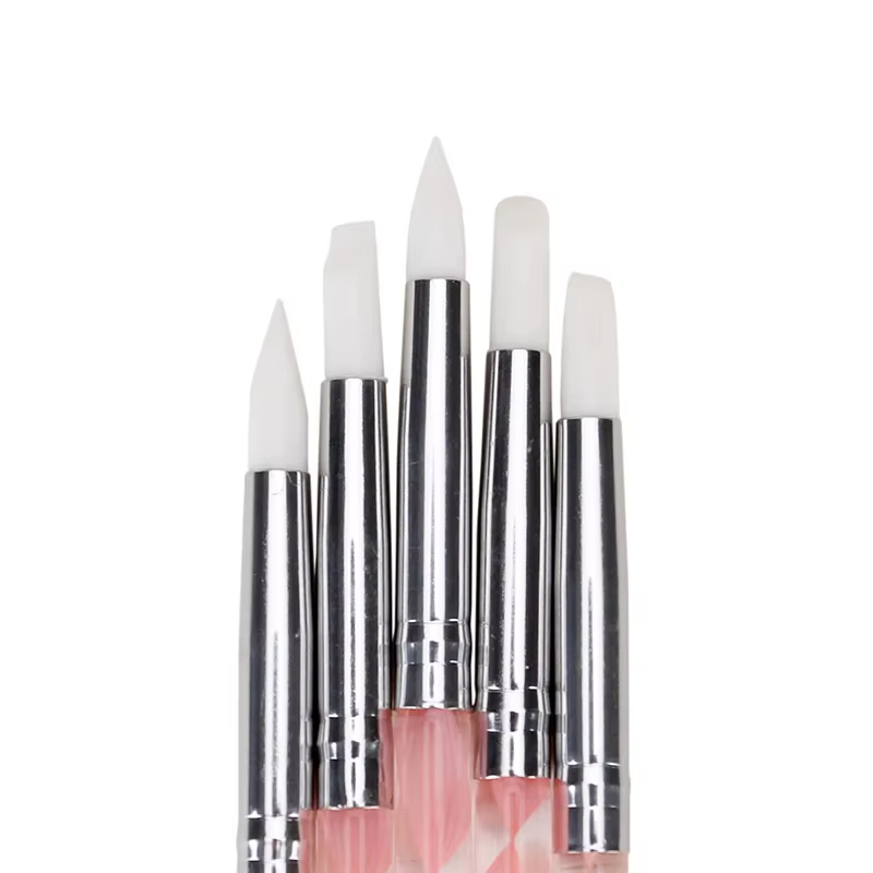 5 pieces of nail art special pointed flower nail polish pens