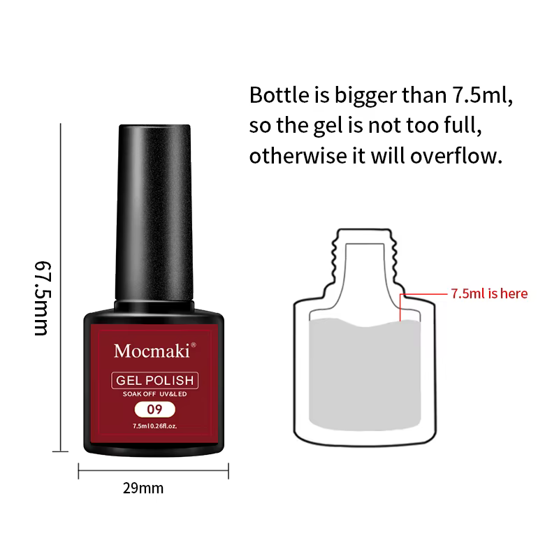 Kit de vernis à ongles en gel 10 pièces/ensemble