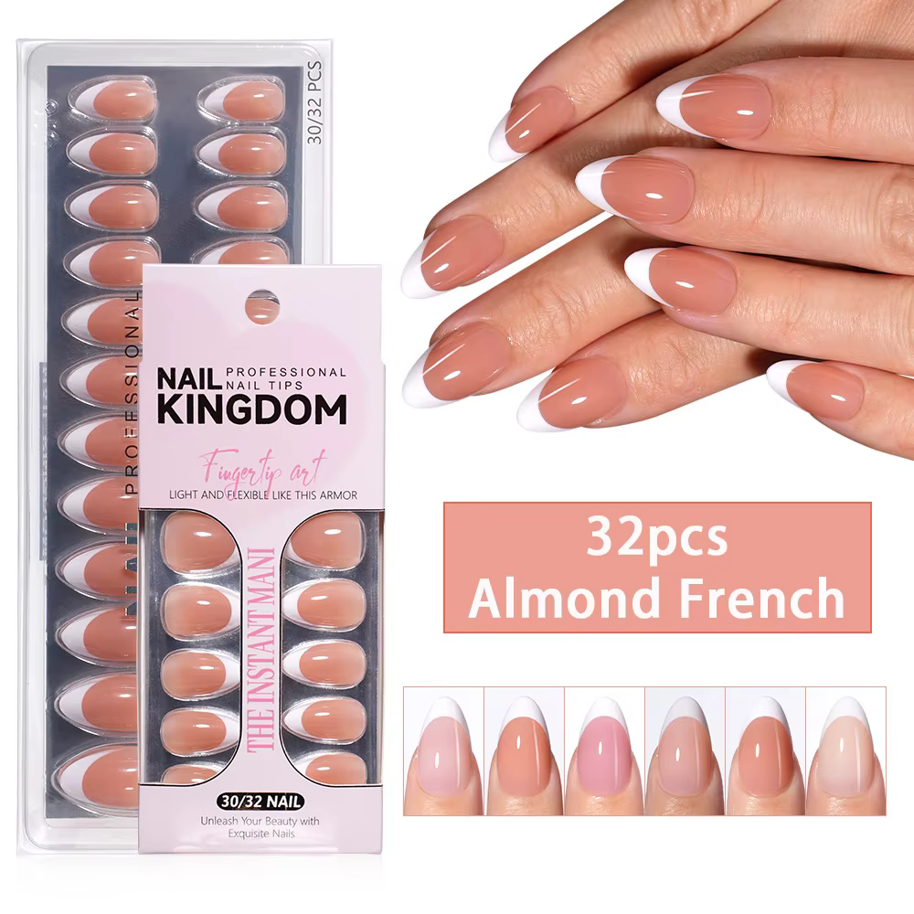 VITAGWX 32 faux ongles à presser courts