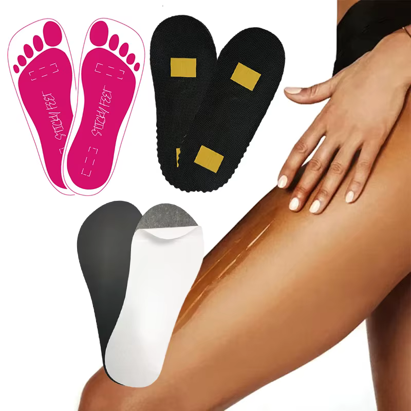 10 paires de protège-pieds jetables pour bronzage, adhésifs pour spray bronzant, autocollants pour le corps