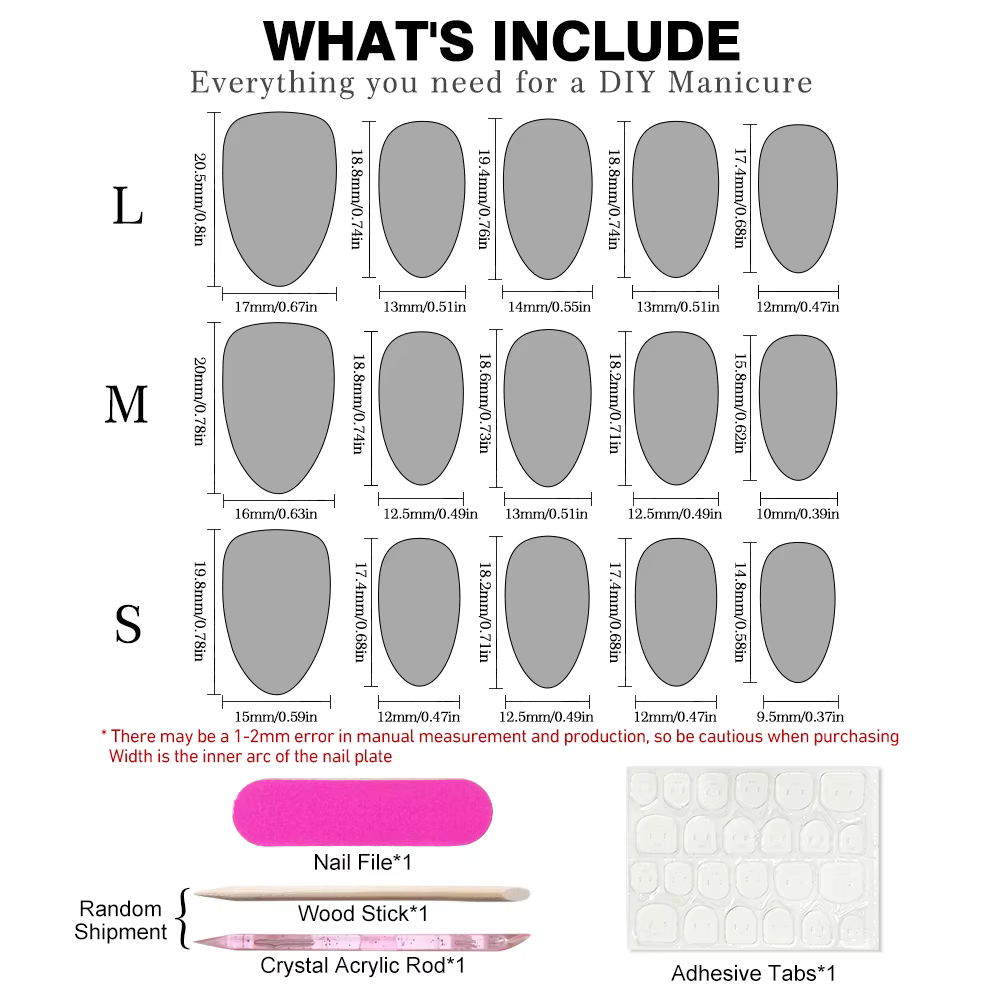 Faux ongles courts en amande œil de chat rose