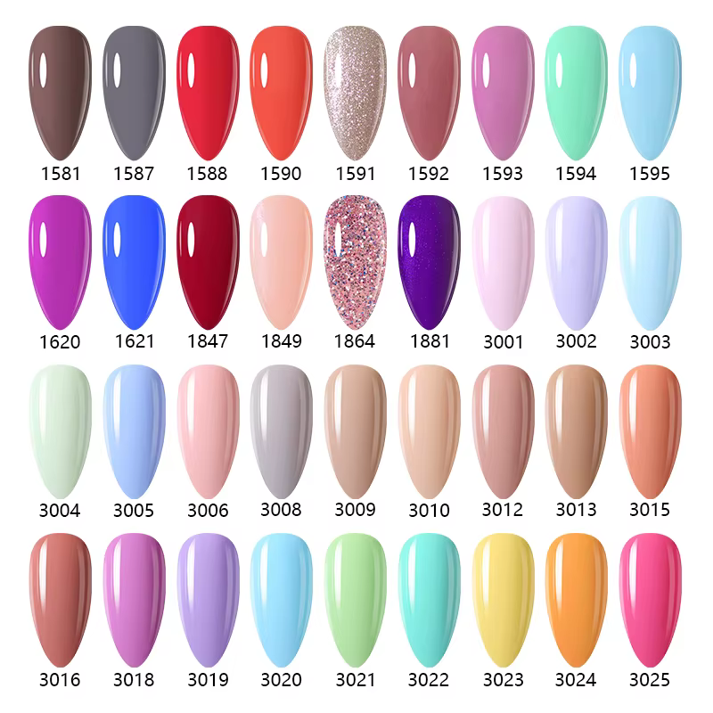 NAILCO 131 couleurs Semi Permanent vernis à ongles Gel hiver série Led