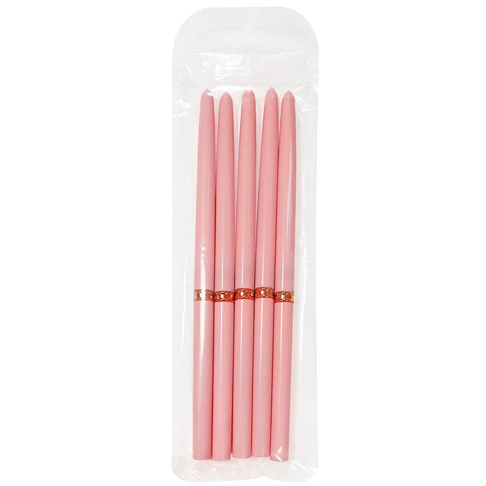 7/10/12/15/20m rose français Nail Art Liner peinture brosse 5 pièces/ensemble Ultra-mince lignes allongées ongles