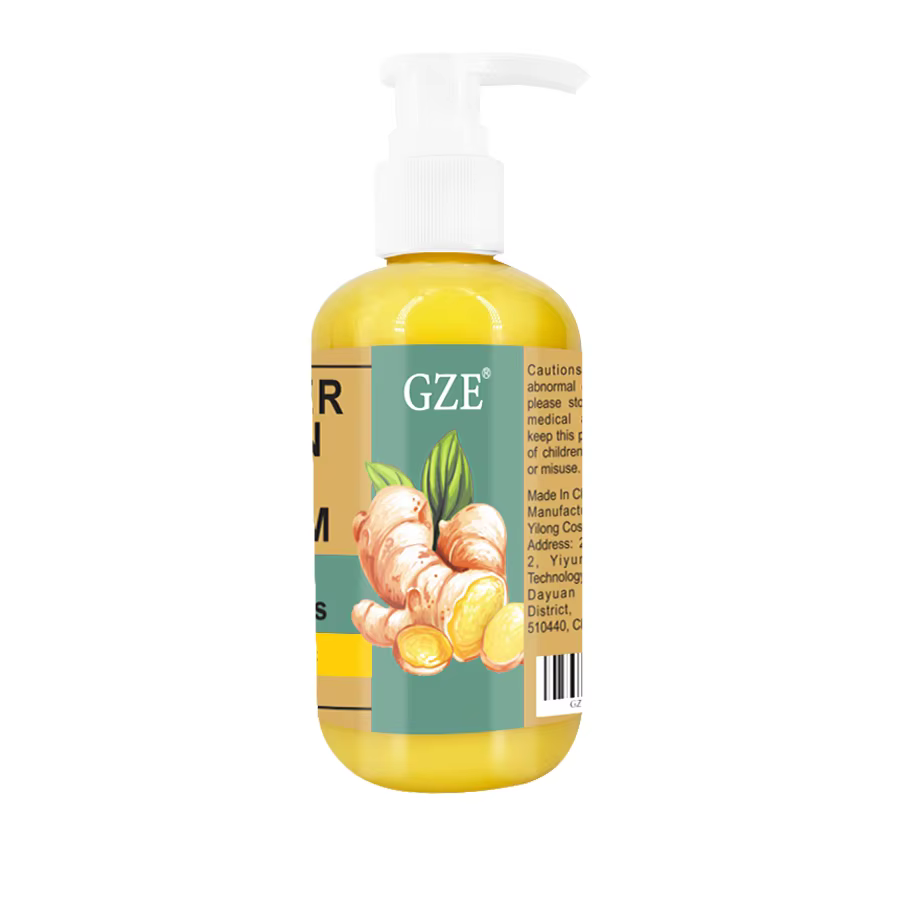 GZE GINGER crème capillaire gingembre cheveux renforce crème hydratante cuir chevelu Massage soin des cheveux sérum revitalisant