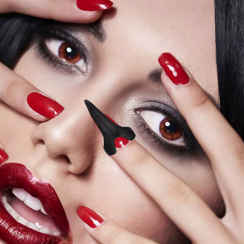 10 pièces Art décoration Halloween rétro griffe faux ongles Punk