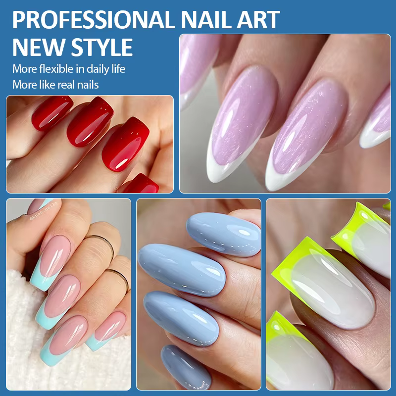 120 pièces faux ongles presse sur acrylique
