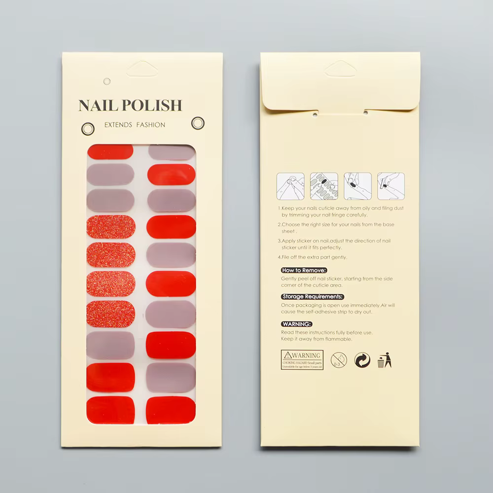 Autocollants pour ongles en Gel de manucure pour femmes
