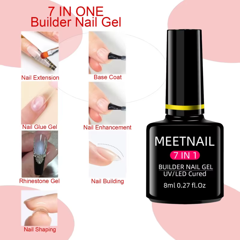 Gel de construction transparent 7 en 1