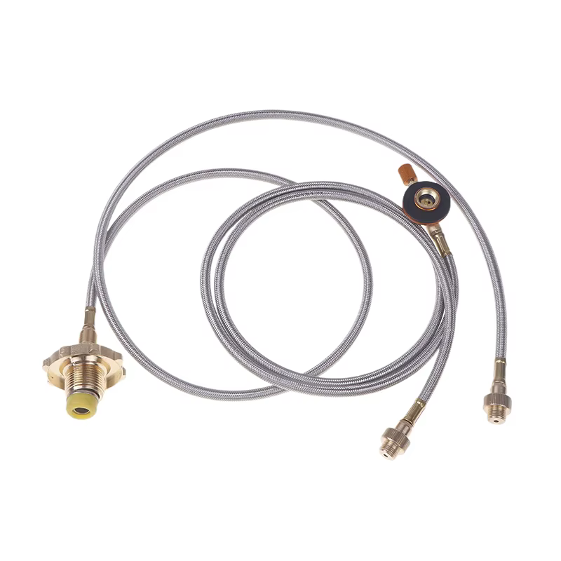 Tuyau d'extension GPL de 1 mètre pour réservoir de gaz plat, raccord de gonflage de gaz liquéfié