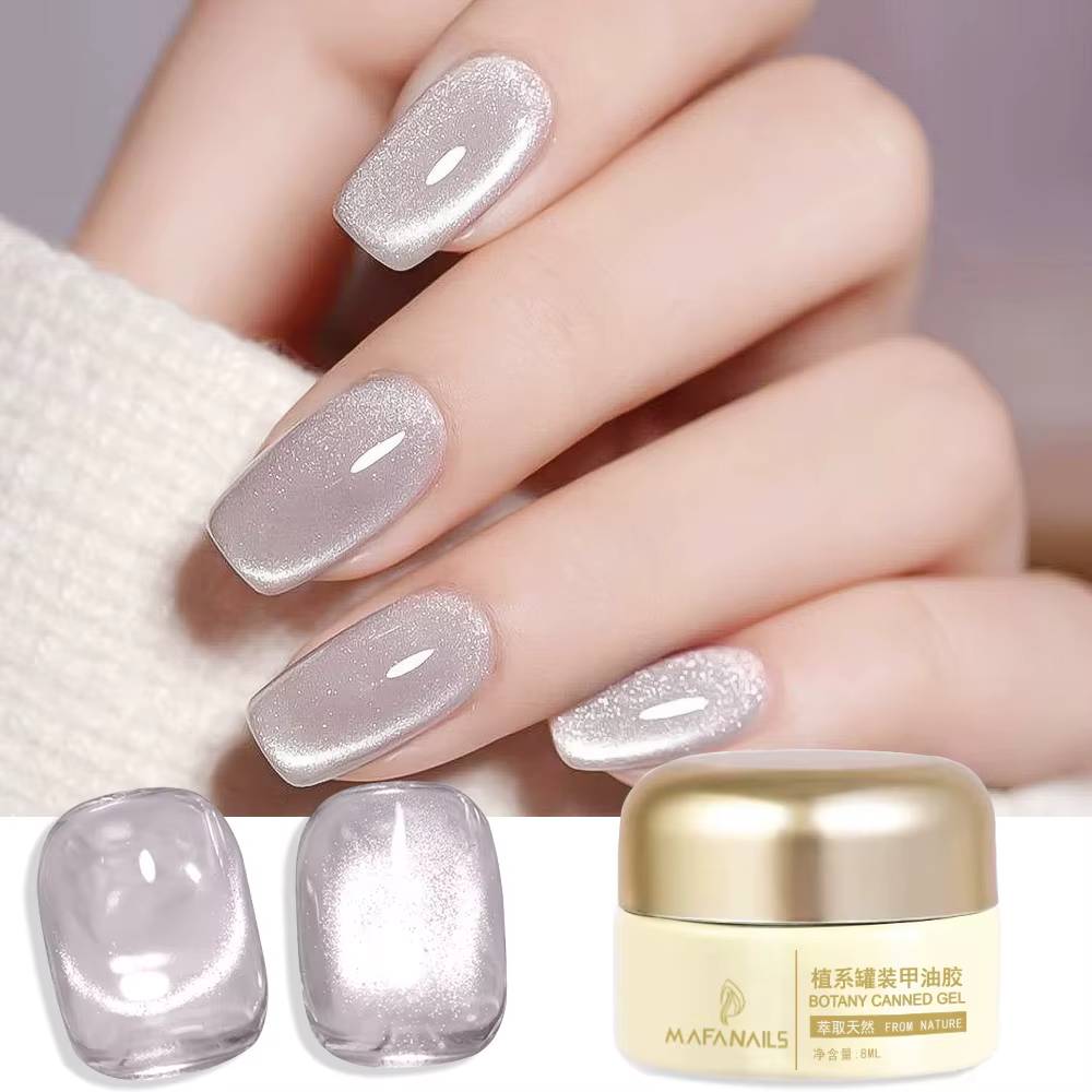 Vernis à ongles Gel oeil de chat elfe blanc 8ml