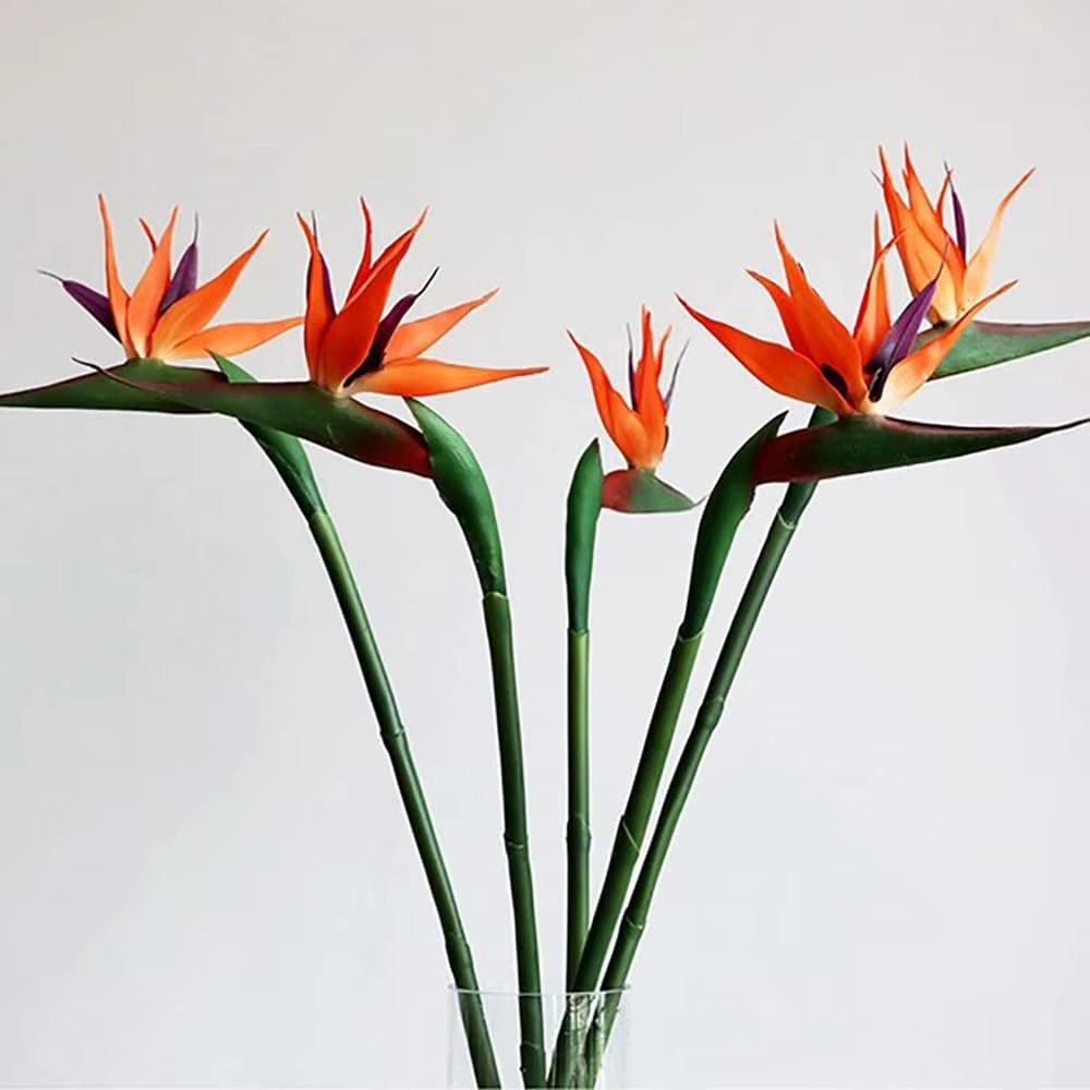 Grand oiseau de paradis, fleur tropicale artificielle, fausse plante d'oiseau de ciel pour la maison, le bureau, le décor de jardin, fleur, Gand ement