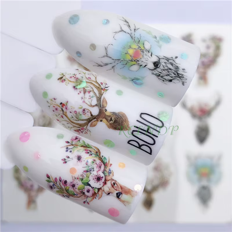 Autocollants adhésifs pour ongles