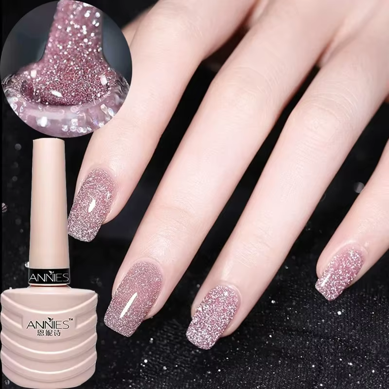 Verhéritage à Ongles en Gel UV à Paillettes pour Manucure
