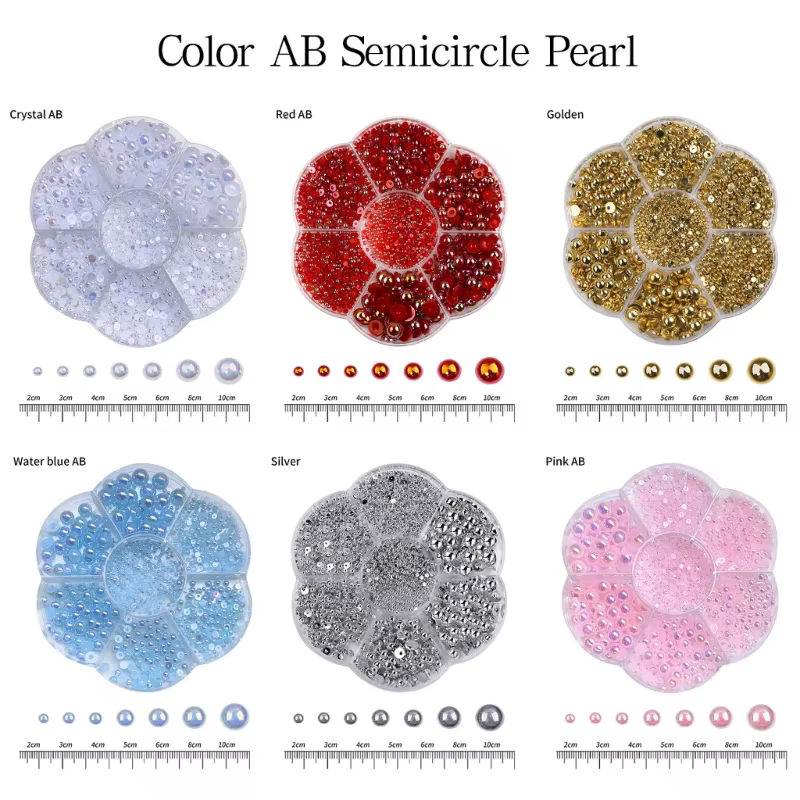 Demi perles Art embellissements manucure bricolage artisanat pour vos ongles livraison directe