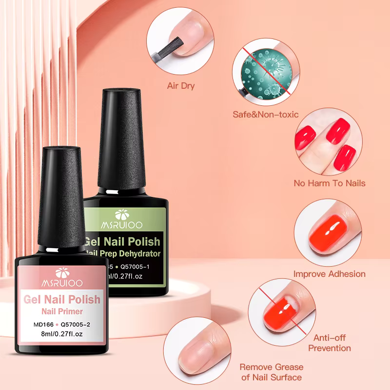 MSRUIOO 8ml apprêt à ongles préparation