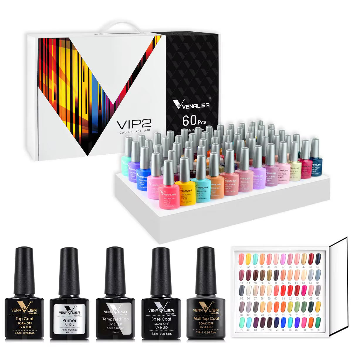 VENALCrawVIP5-Kit de Verhéritage à Ongles Gel Professionnel