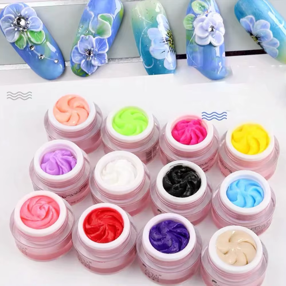 Ensemble de Gel de Sculpture 12 couleurs