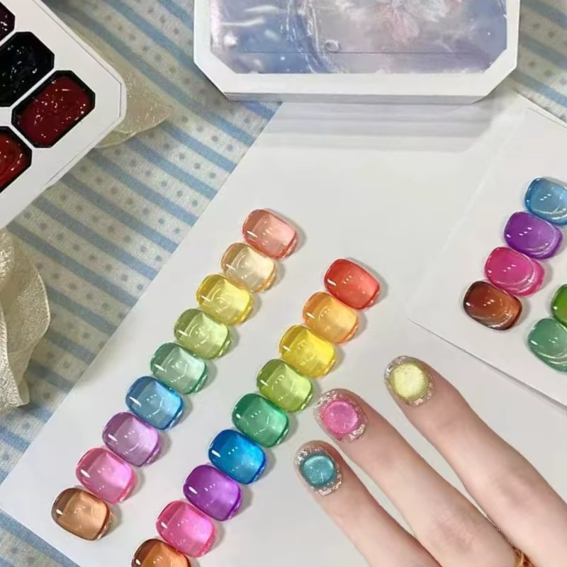 Gel vernis à ongles couleur bonbon estival