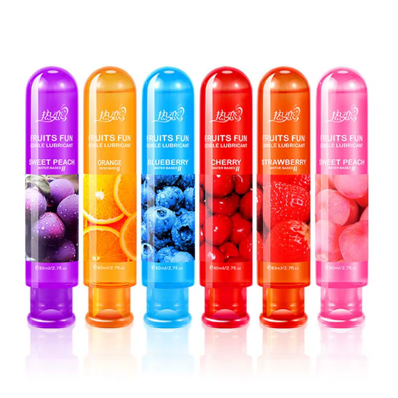 Lubrifiant fruité saveur de fraise lubrifiant lubrifiant sexuel lubrifiant à base d'eau sexe Oral sexe Anal Masturbation vagin orgasme Gel