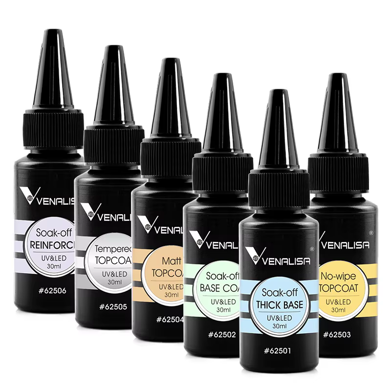 Venalisa 30 ml/225g Nowipe couche de finition tremper LED UV vernis à ongles diamant trempé