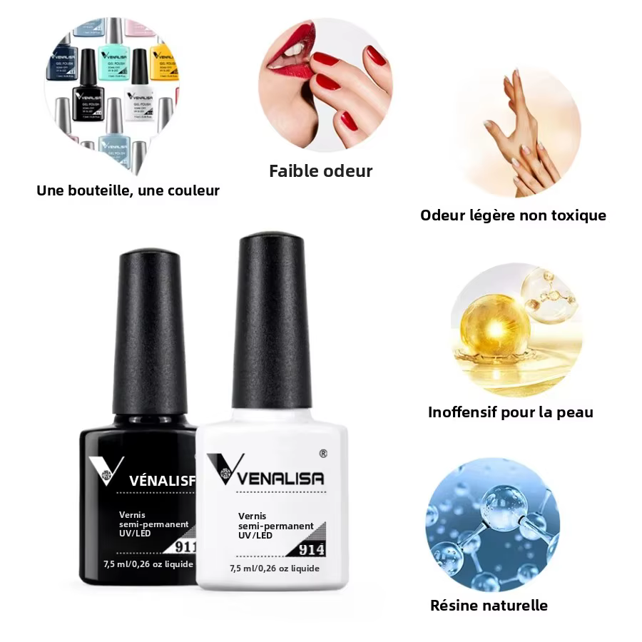 Vernis à ongles en gel UV Venalisa Fashion Shiny 7