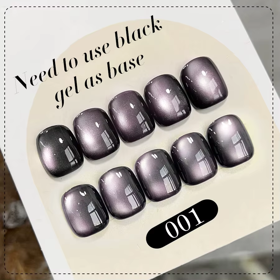 Vernis à ongles Gel œil de chat violet Dreamland hiver