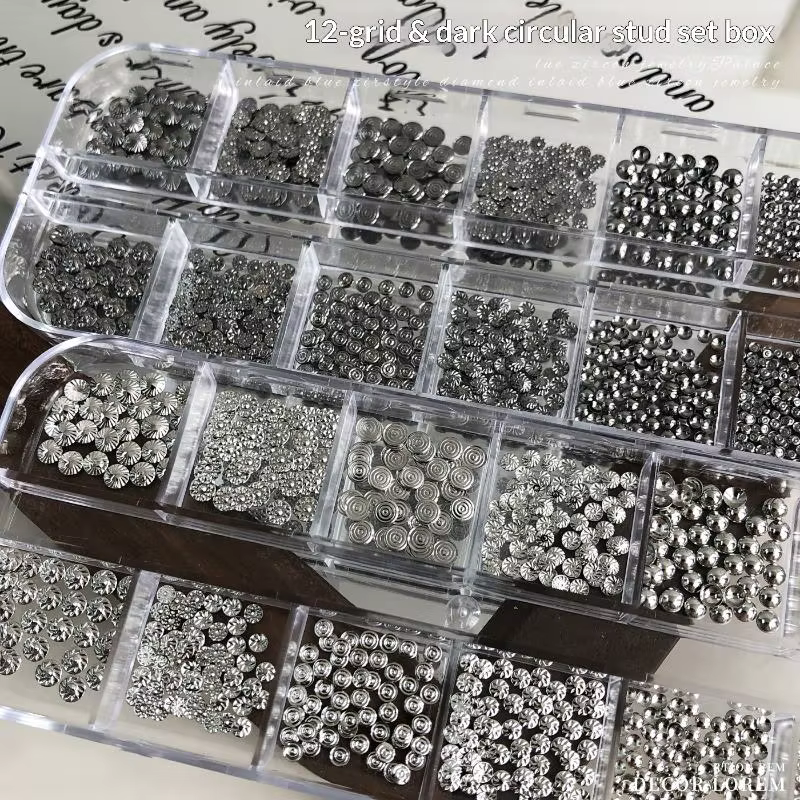 Breloques Métalliques pour Ongles