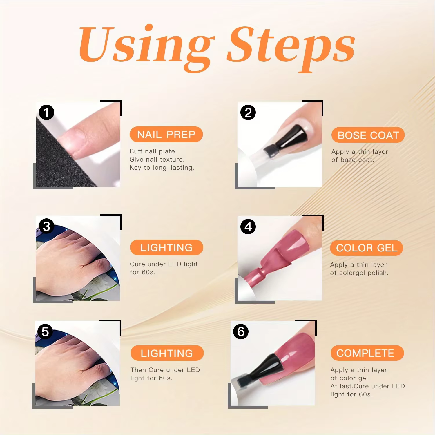 TARTU 6 pièces 8ml ensemble de vernis à ongles Gel oeil de chat
