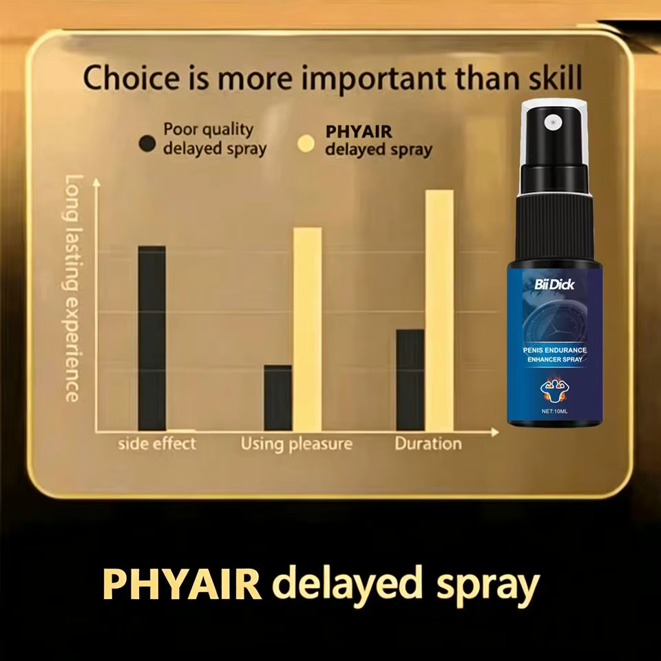 Spray retardateur à base de plantes pour hommes, pour une durée prolongée, amélioration de la puissance sexuelle, érection durable, sans effets secondaires.
