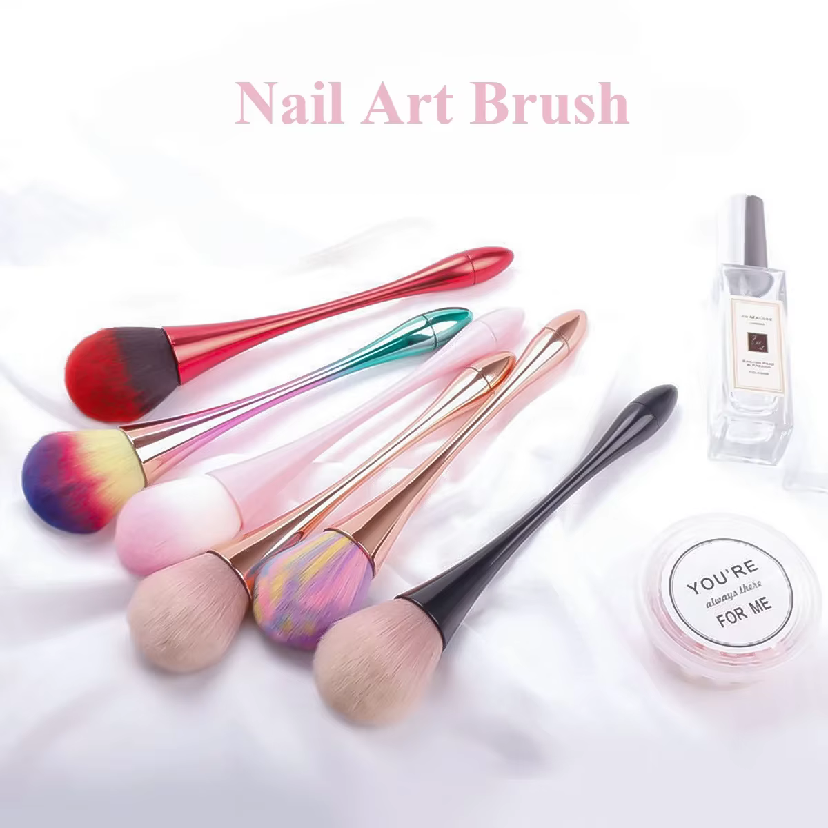 Brosse à Ongles en Acrylique pour Enlever la Poussière