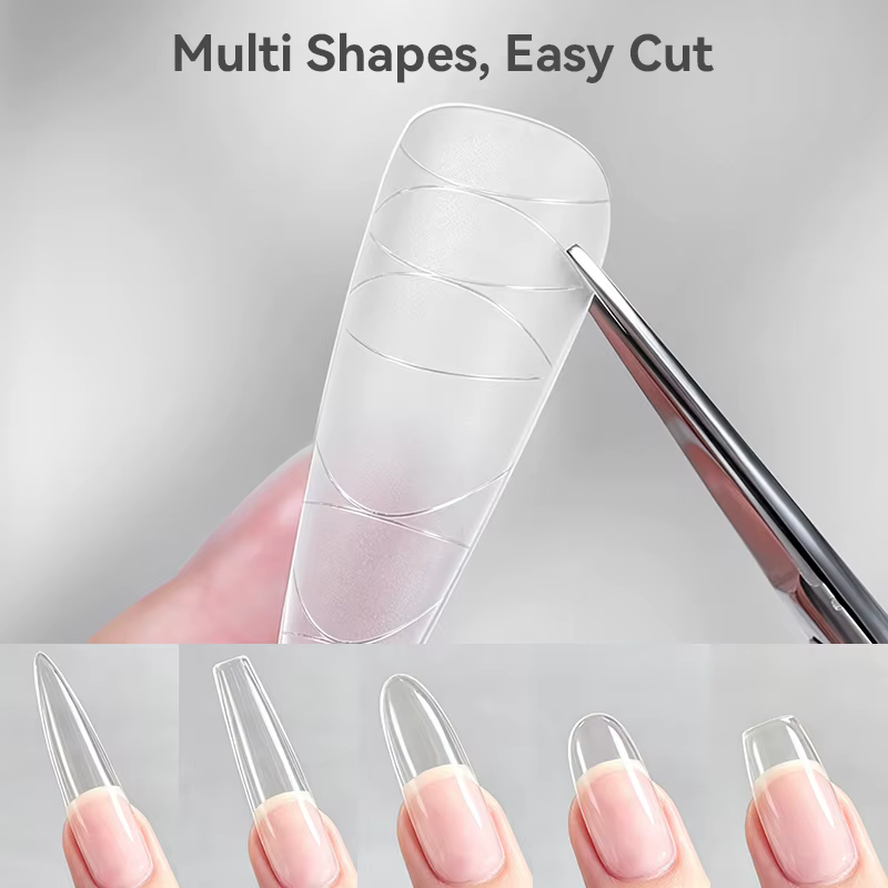 BORN PRETTY – Nouveaux faux ongles longs stiletto avec lignes de guidage intégrées