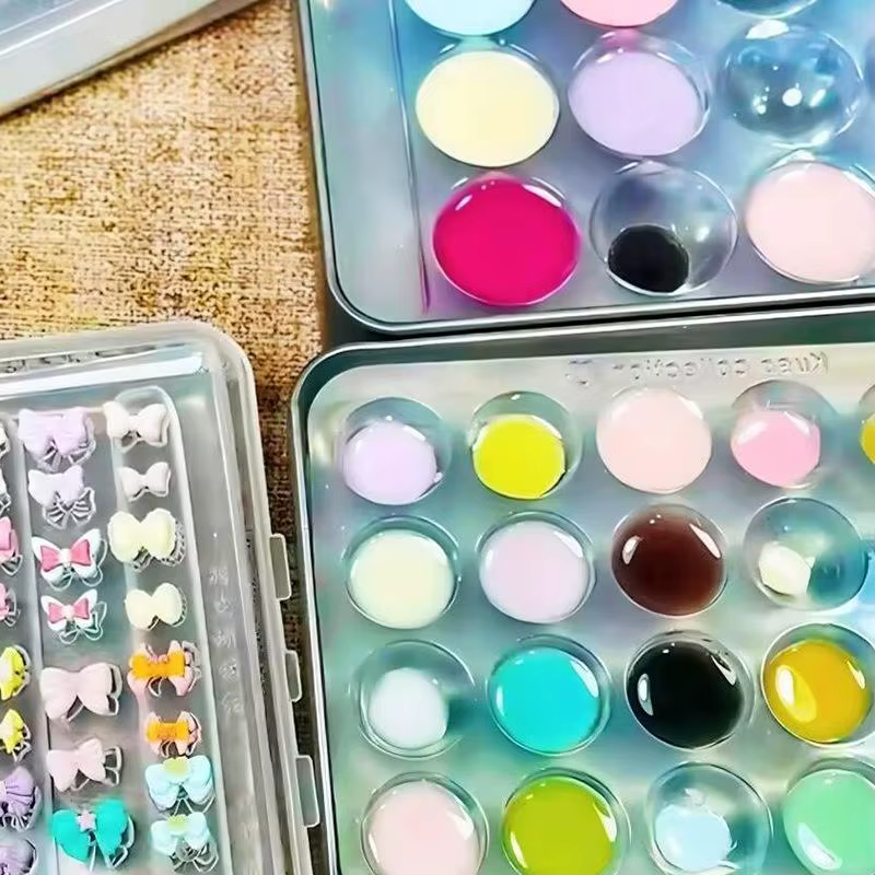 Palette de Couleurs pour Ongles Haute Transparence