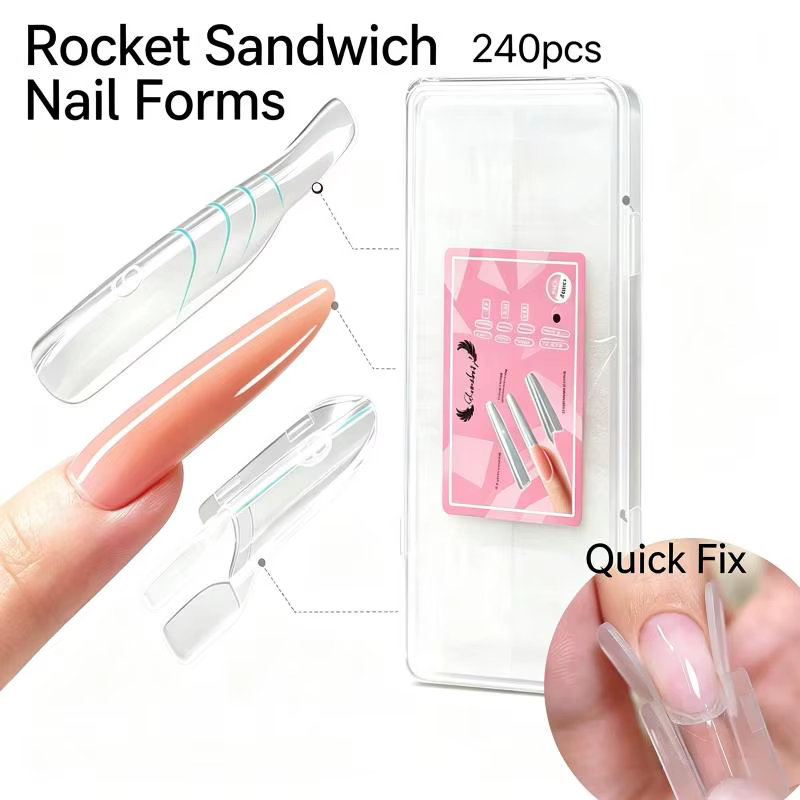 Formes à ongles Rocket Sandwich 240 pièces