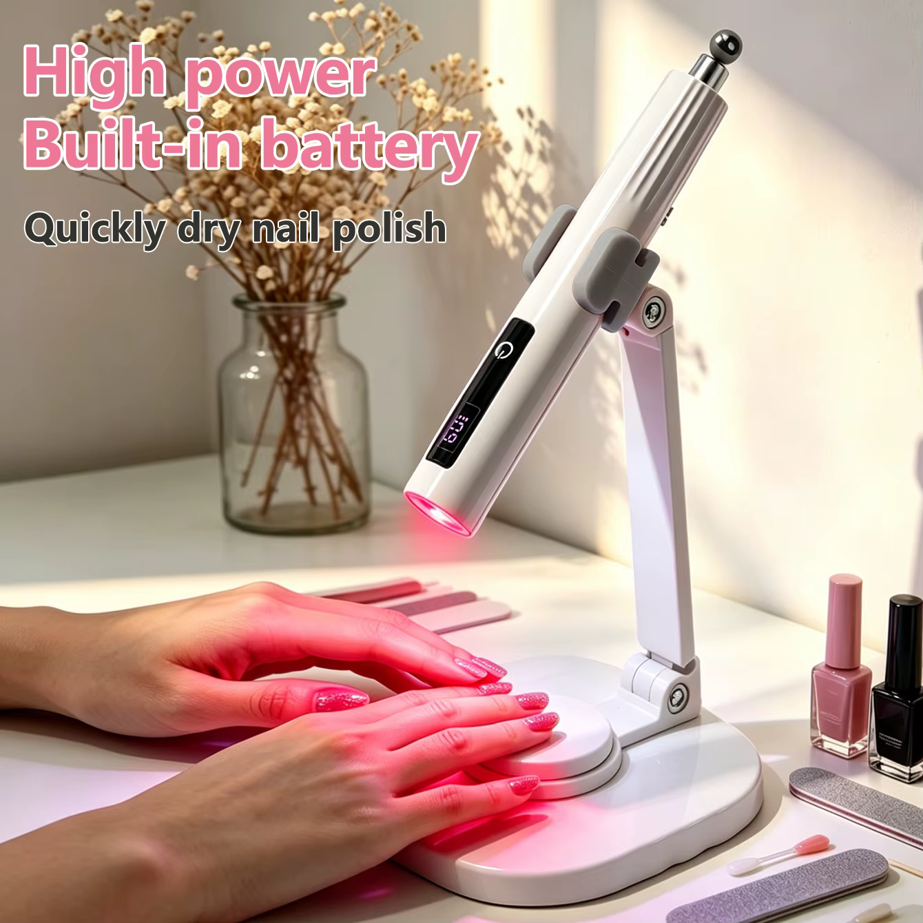Lampe à ongles portable LULAA 2 en 1